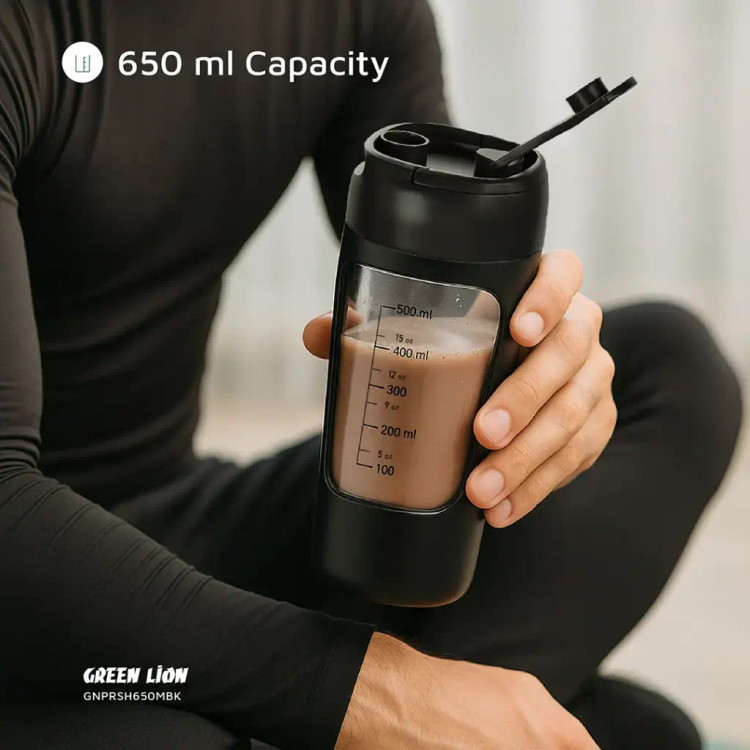 میکسر پروتئین قابل حمل گرین لاین مدل Protein Mixer 650mL GNPRSH650M