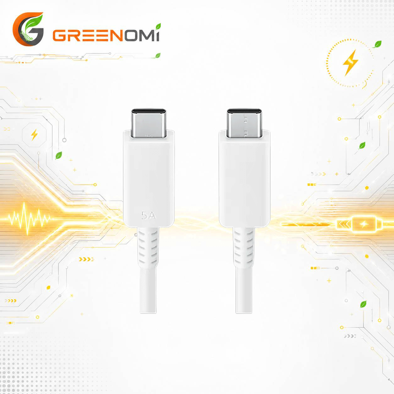 کابل سرکارتنی USB-C به USB-C سامسونگ مدل SAMSUNG GENUINE CABLE