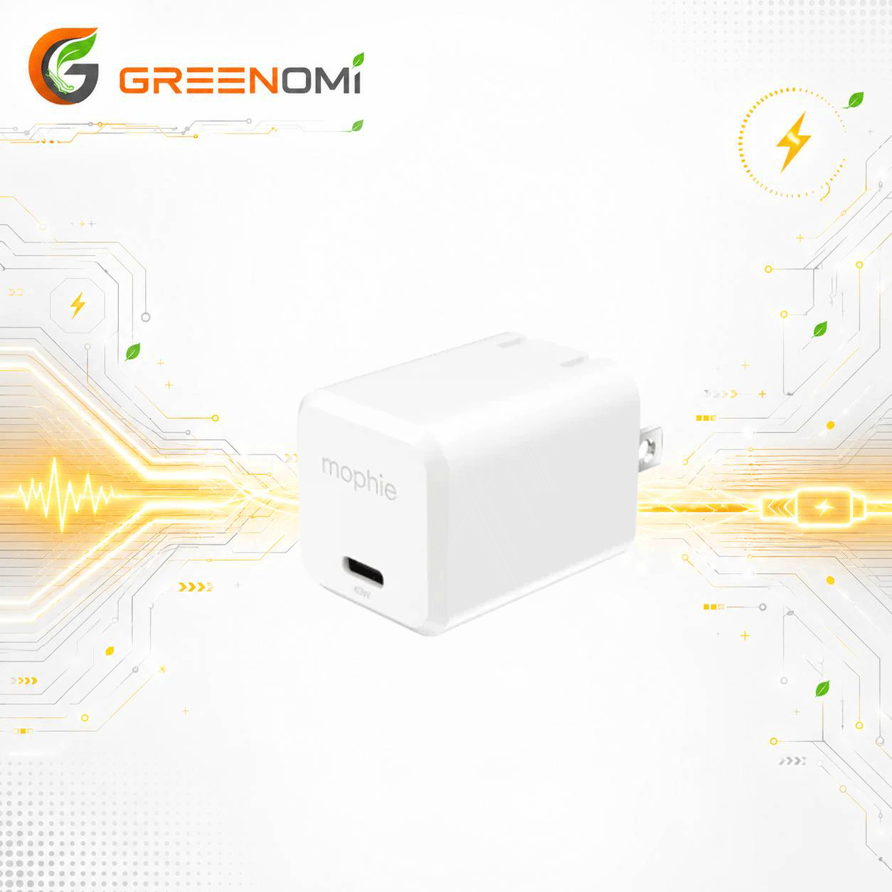 آداپتور 40 وات موفی مدل Mophie Essentials GaN 40W USB-C