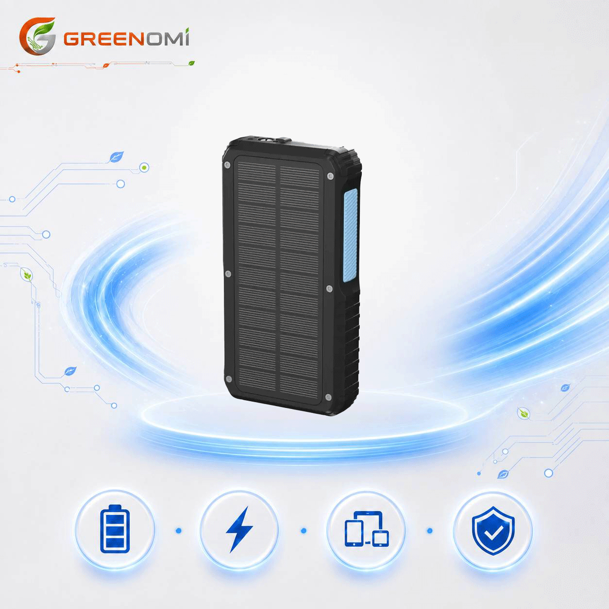 پاوربانک خورشیدی پاورولوژی  20000mah مدل  Powerology PP076