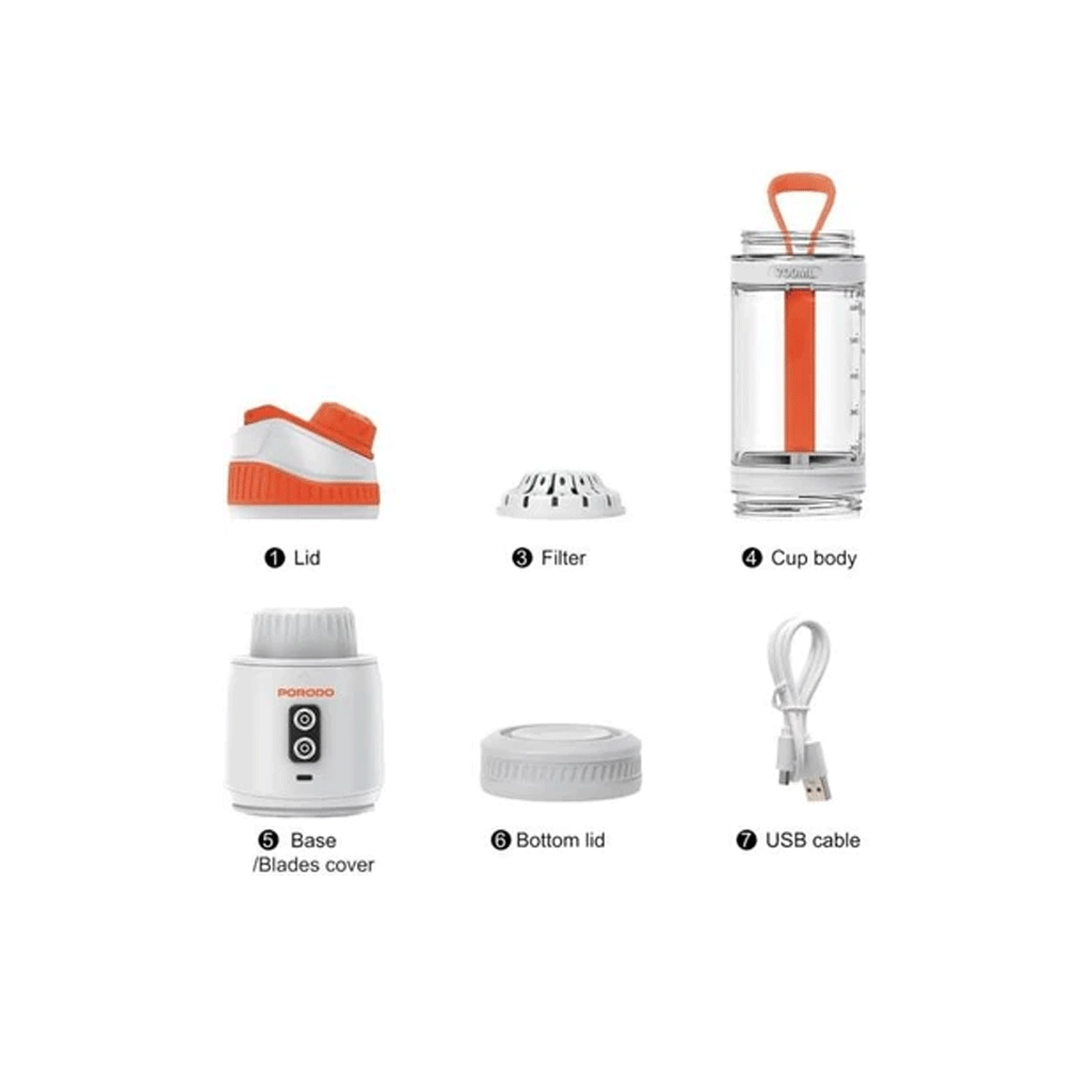 مخلوط کن قابل حمل پرودو مدل Nutrimix Dual-Spin Blender PDBLNDR240