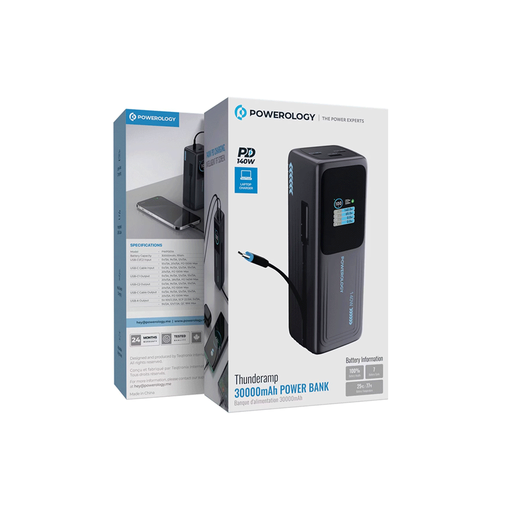 پاوربانک پاورولوژی 30000mah مدل Powerology PWP001ADGY