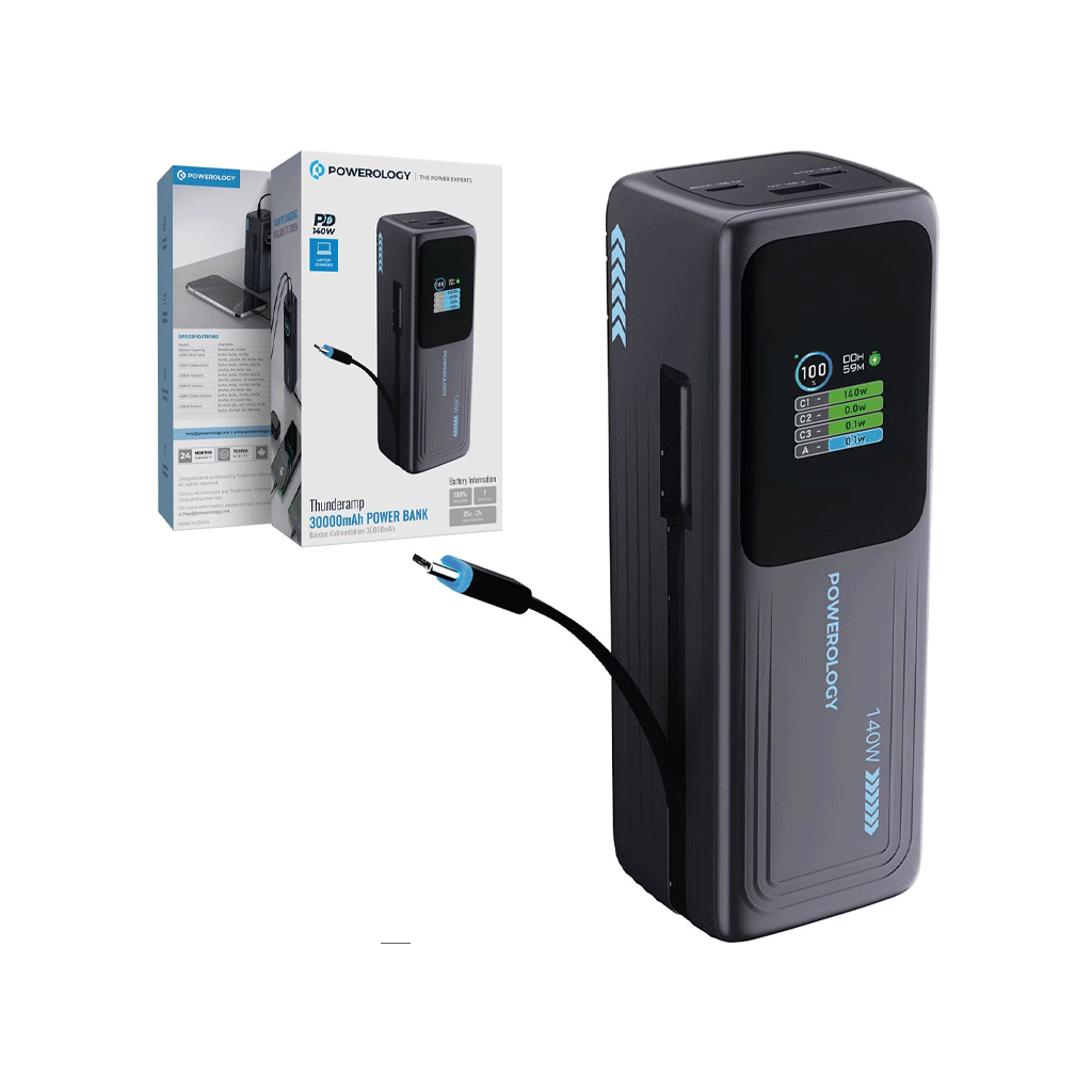 پاوربانک پاورولوژی 30000mah مدل Powerology PWP001ADGY