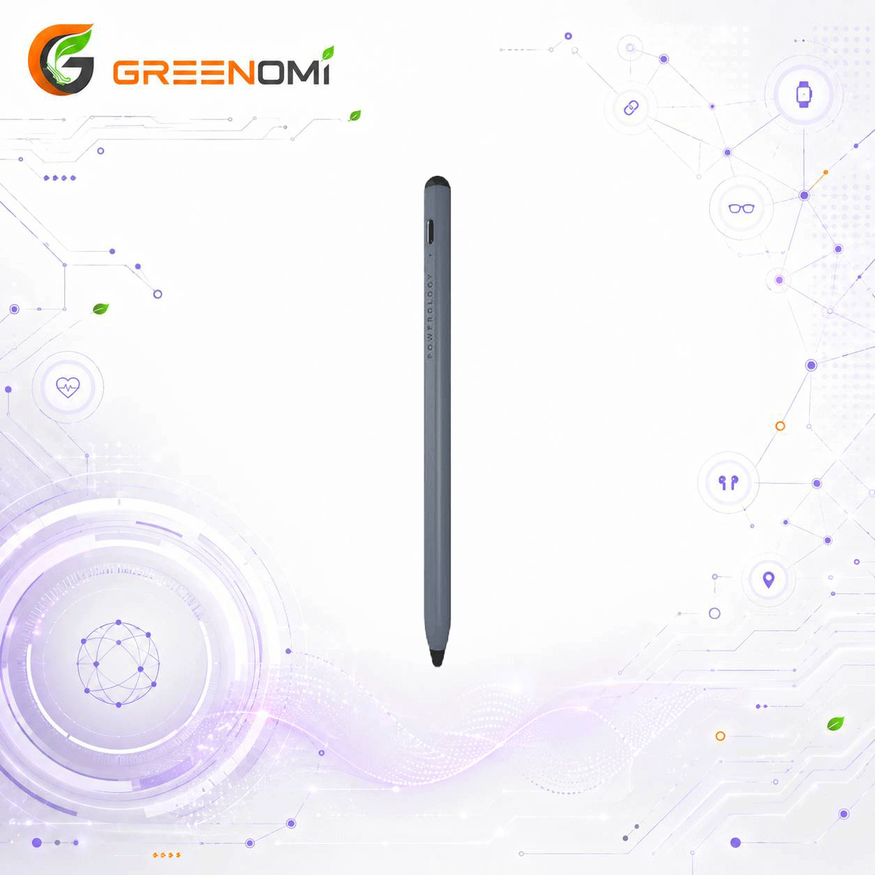 قلم هوشمند پاورولوژی Powerology Universal 2in1 Smart Pencil