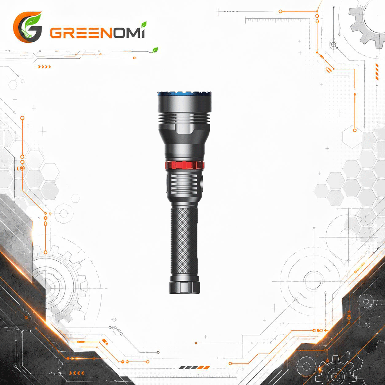 چراغ قوه پاورولوژی مدل Powerelogy LED FLASH LIGHT PPBCHA64