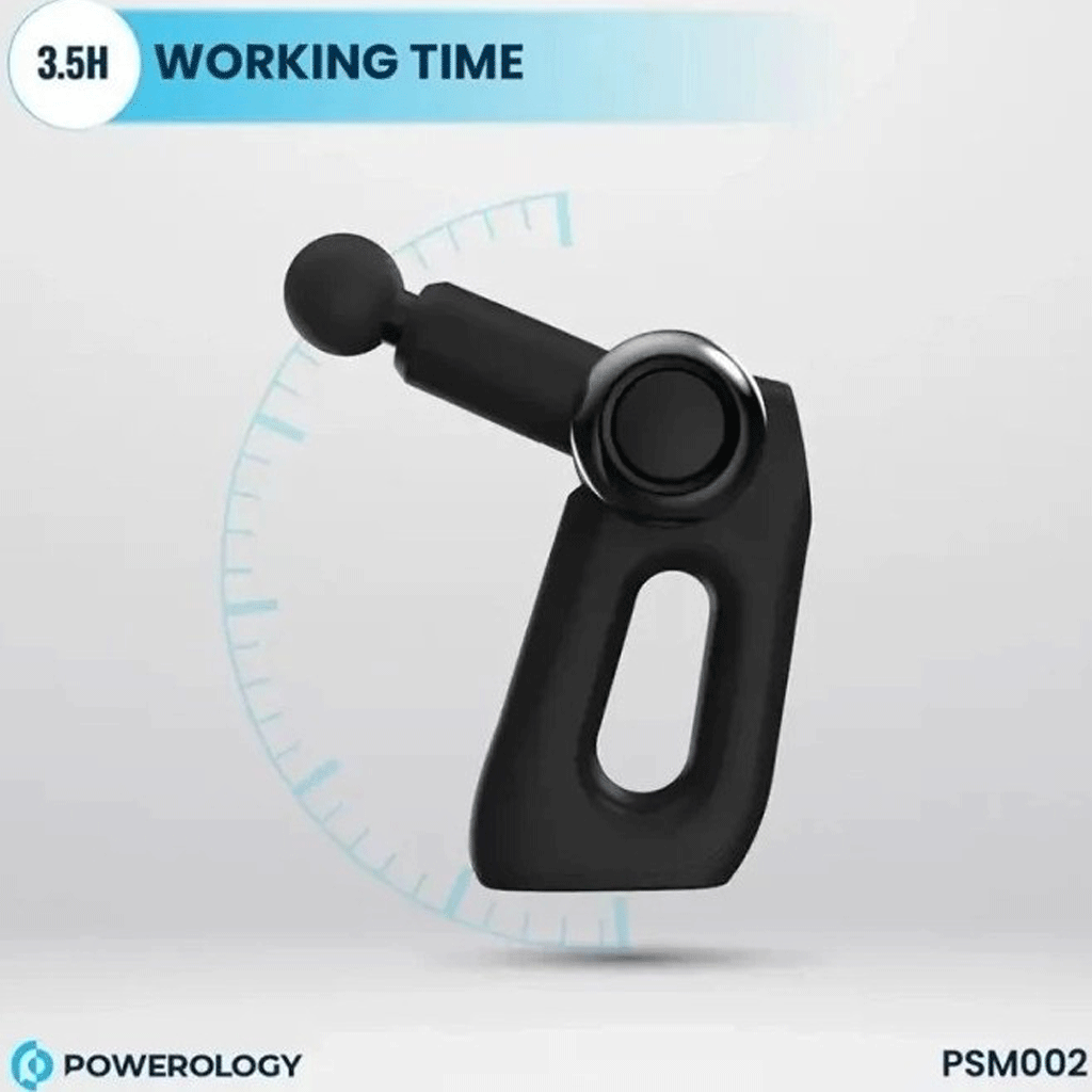 ماساژور تفنگی پاورولورژی مدل Powerology Full-Body Massage Gun SM02