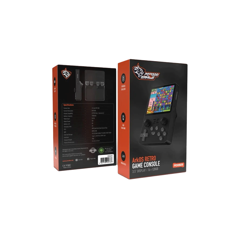 کنسول بازی پرودو مدل Porodo ArkOS Retro Gaming Console PDX623