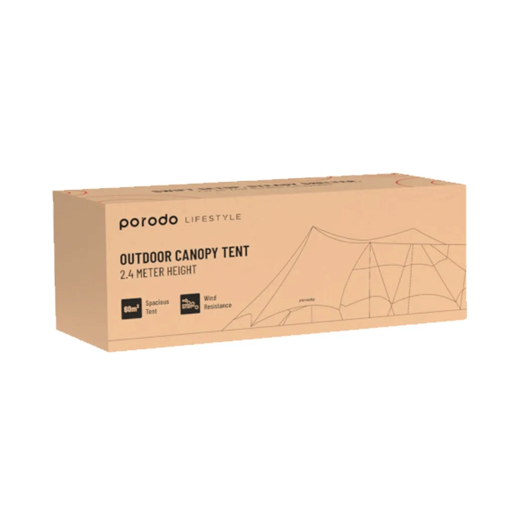 سایه بان پرودو مدل Porodo LFST004 camping canopy off