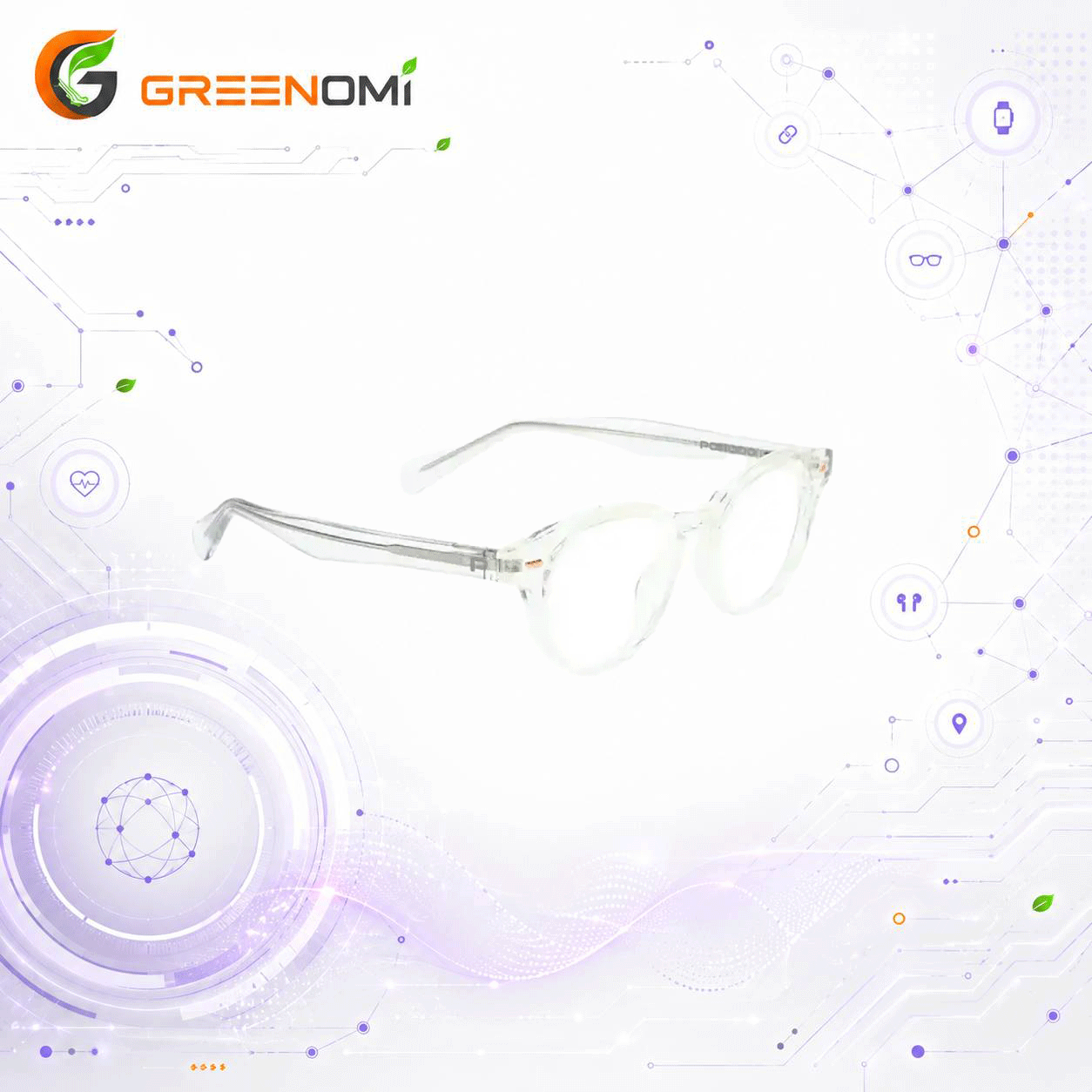 عینک بلوکات پرودو مدل Porodo San Marino Anti-Blue Light Glasses