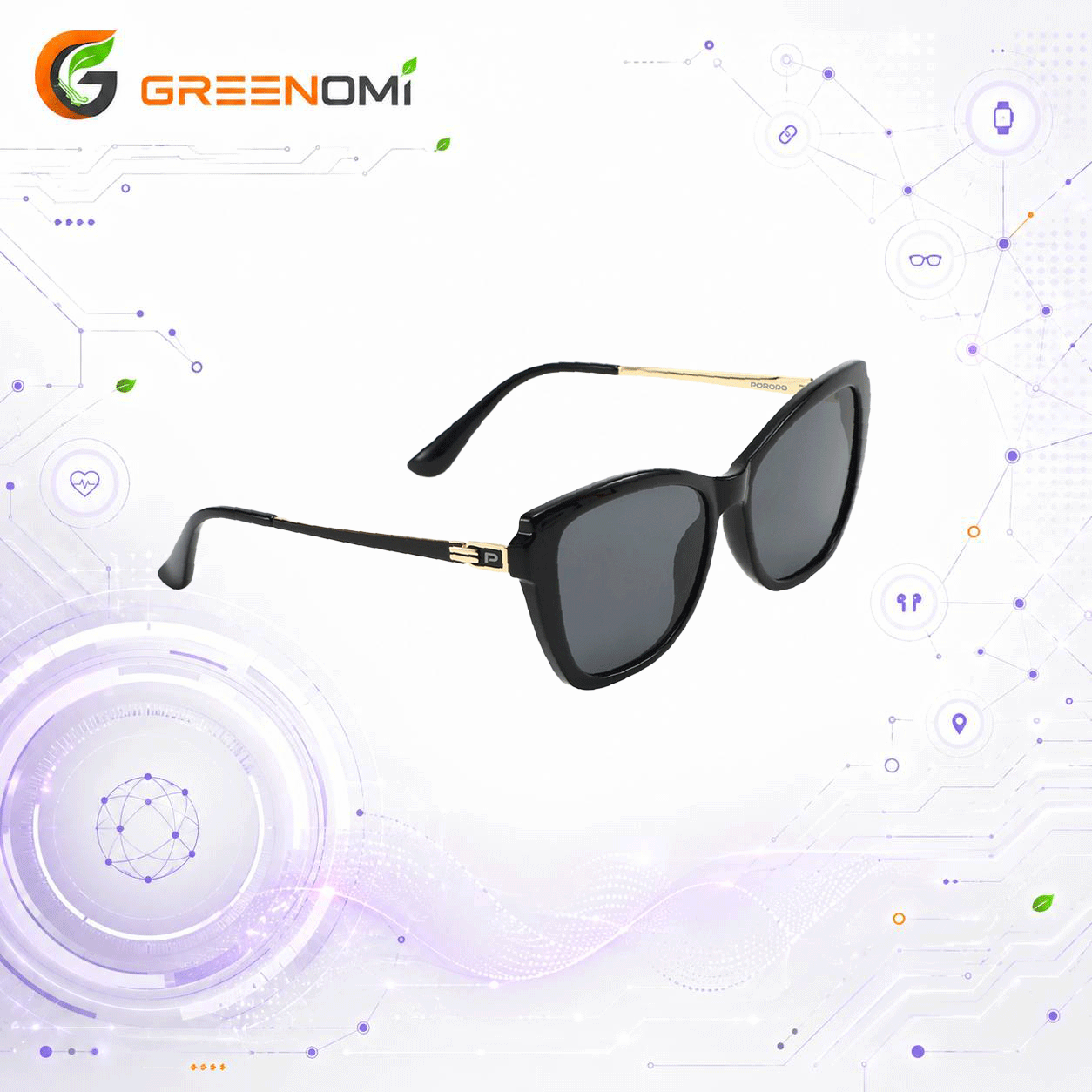 عینک دودی پرودو  مدل PORODO FERRERA SUN GLASS