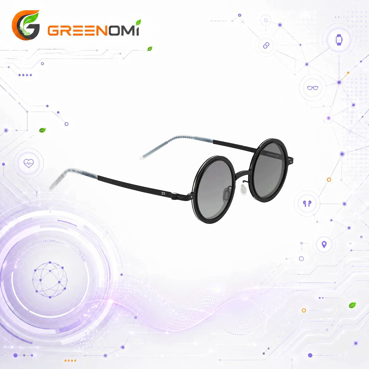 عینک دودی پرودو مدل PORODO GENEVA SUN GLASS