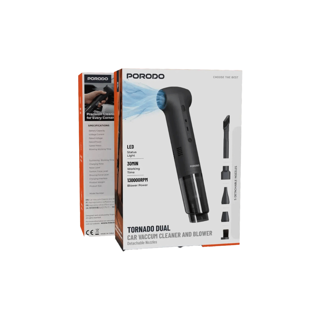 جارو شارژی خودرو پرودو مدل Porodo PDQ26BK