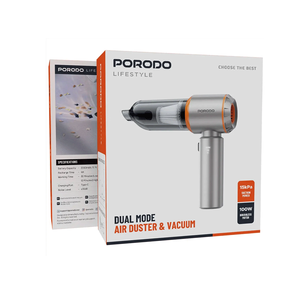 جارو شارژی خودرو پرودو Porodo PDLFST042BK
