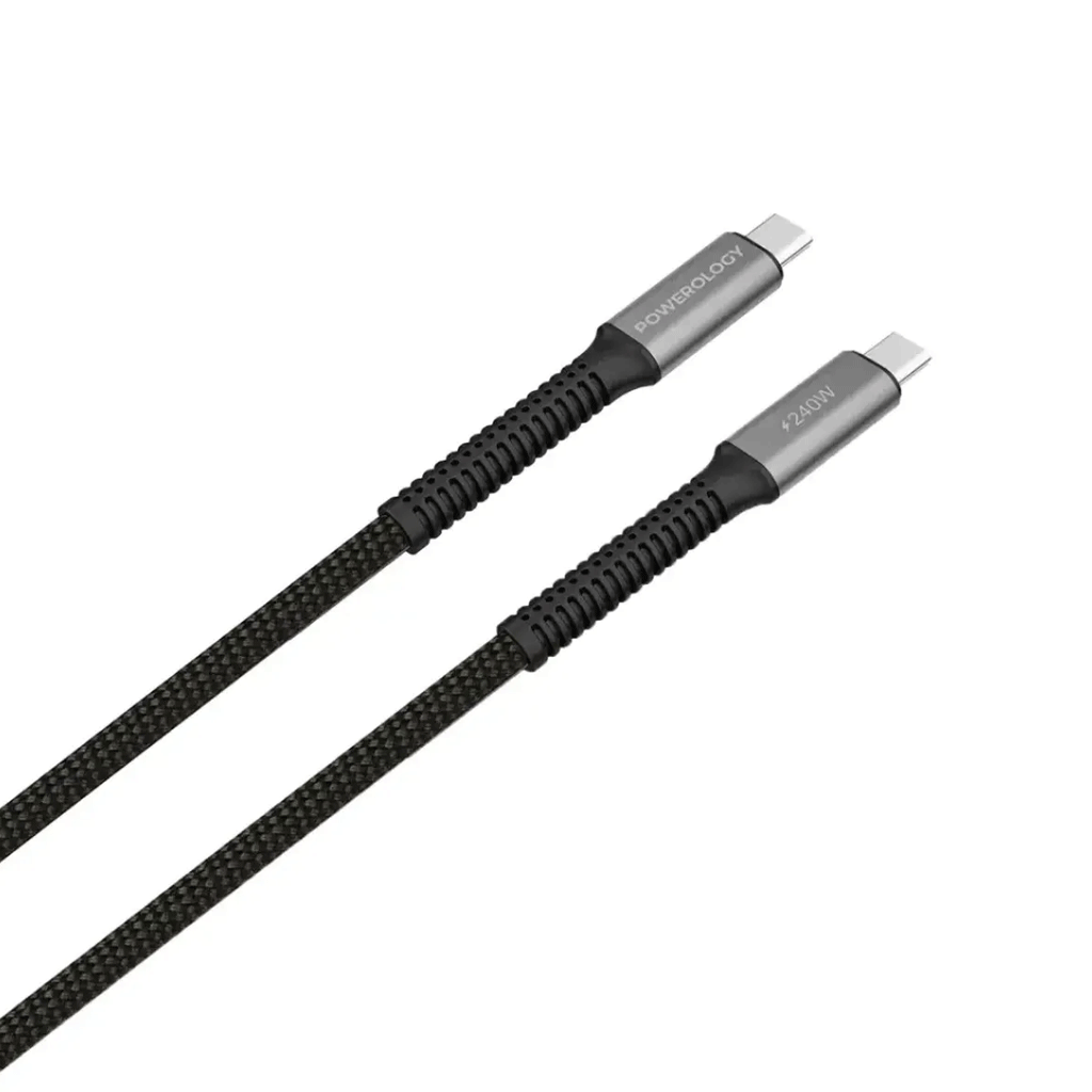کابل شارژ پاورولوژی Powerology PCAB033BK USB4