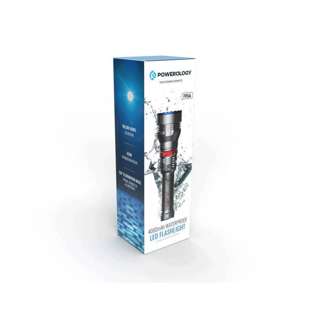 چراغ قوه پاورولوژی مدل Powerelogy LED FLASH LIGHT PPBCHA64