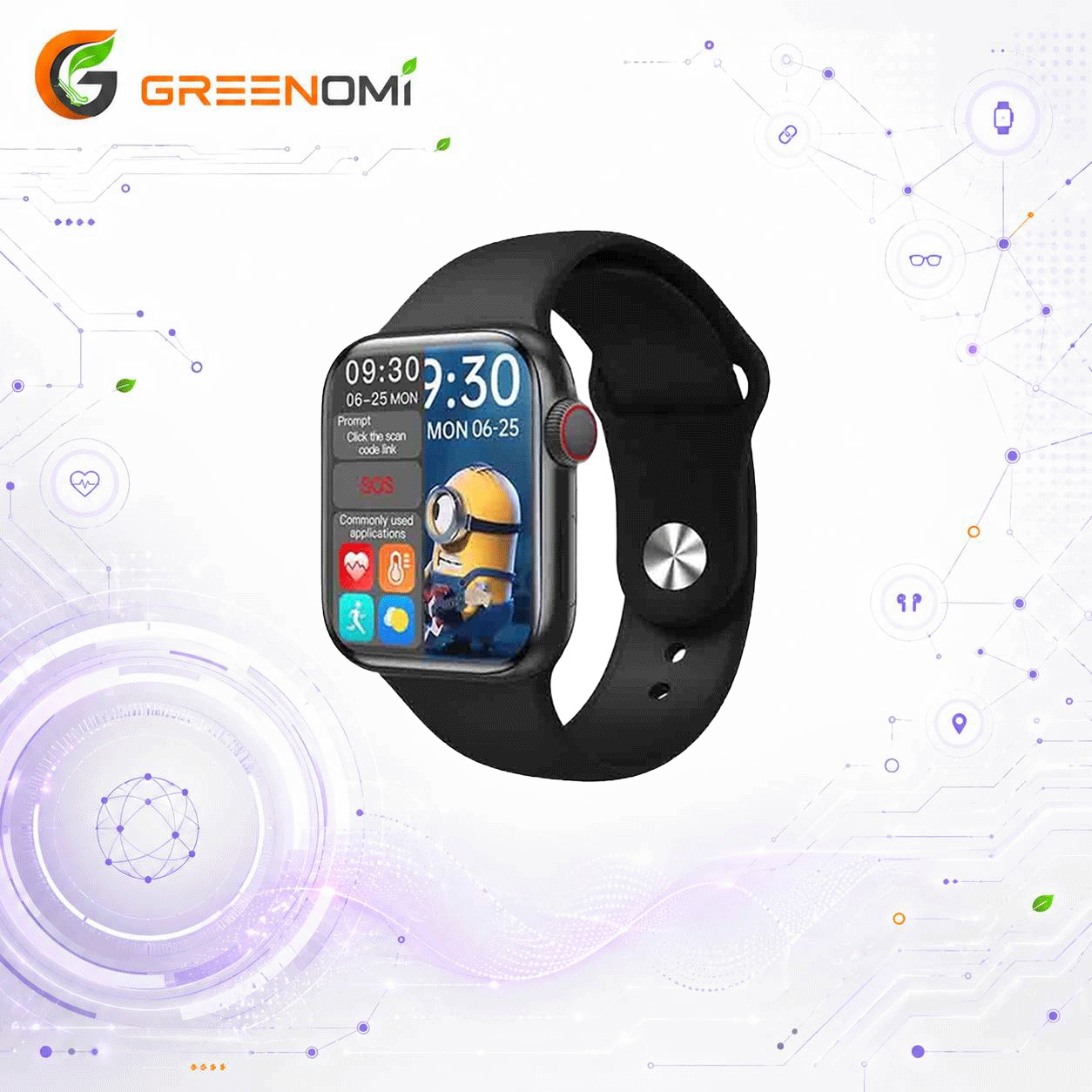 ساعت هوشمند گرین لاین مدل Green lion ACTIVE PRO