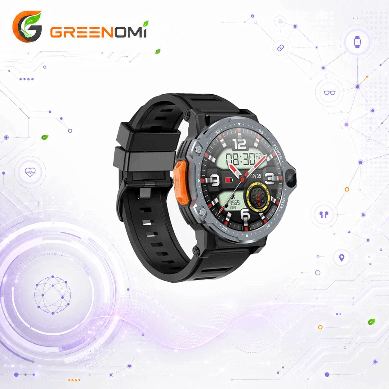 ساعت هوشمند گرین لاین مدل  Green lion G-MATE 4G