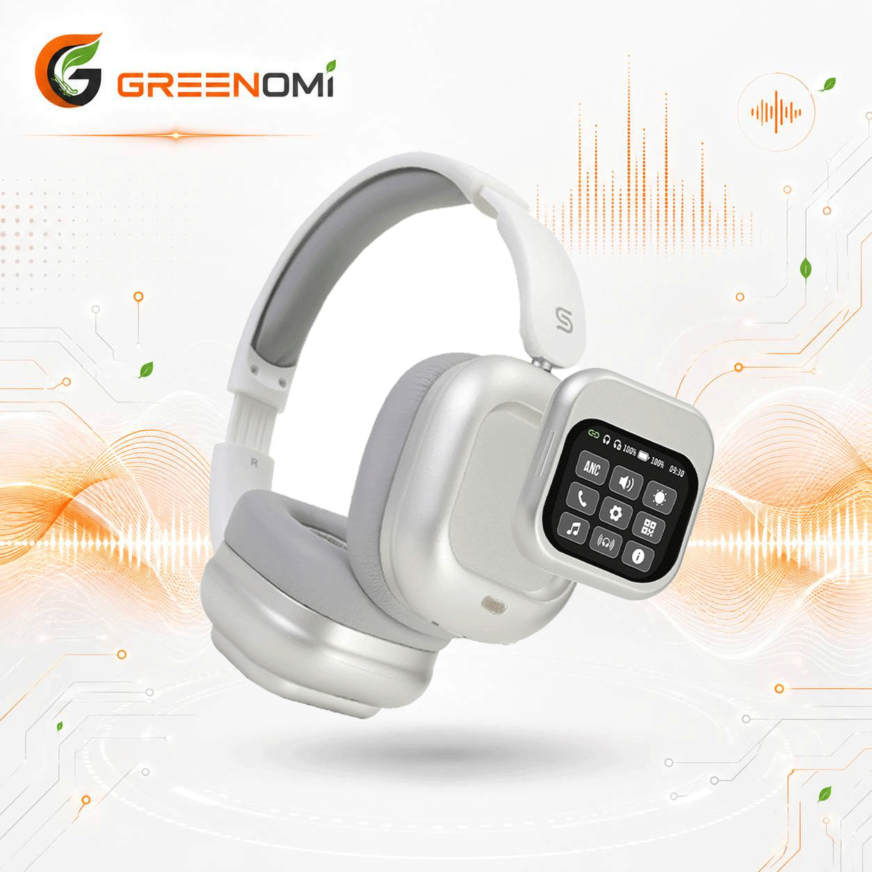 هدفون بلوتوثی پرودو مدل PORODO SOUNDTECH TOUCHWAVE ANC