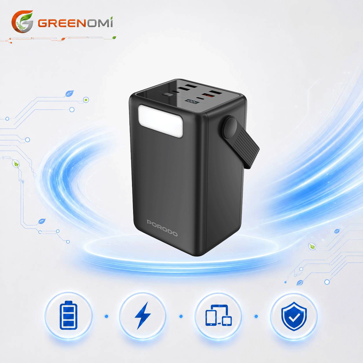 پاوربانک 50000mah پرودو مدل  Porodo LARA