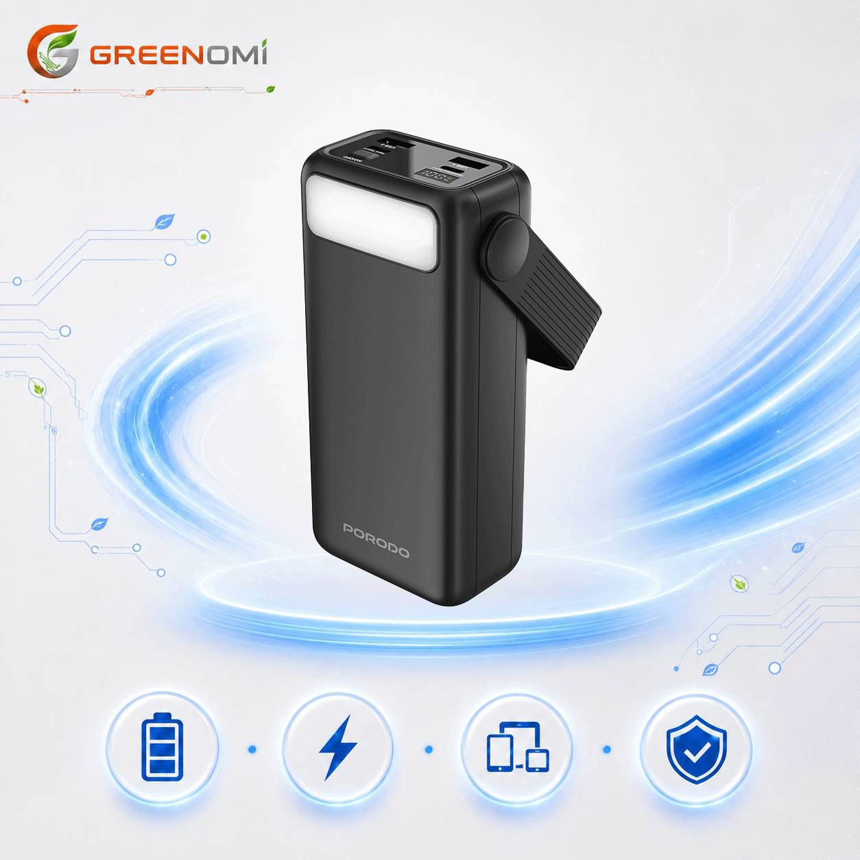 پاوربانک 30000mah پرودو مدل  Porodo LARA