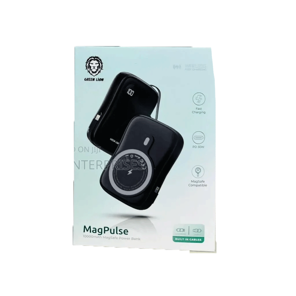 پاوربانک 10k گرین لاین مدل Green lion MAGPULSE