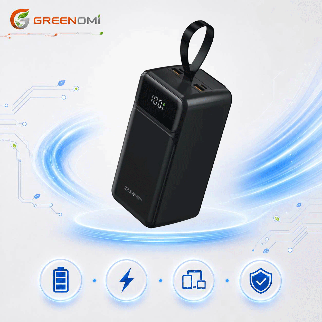 پاوربانک 50k گرین لاین مدل Green lion POWER TANK