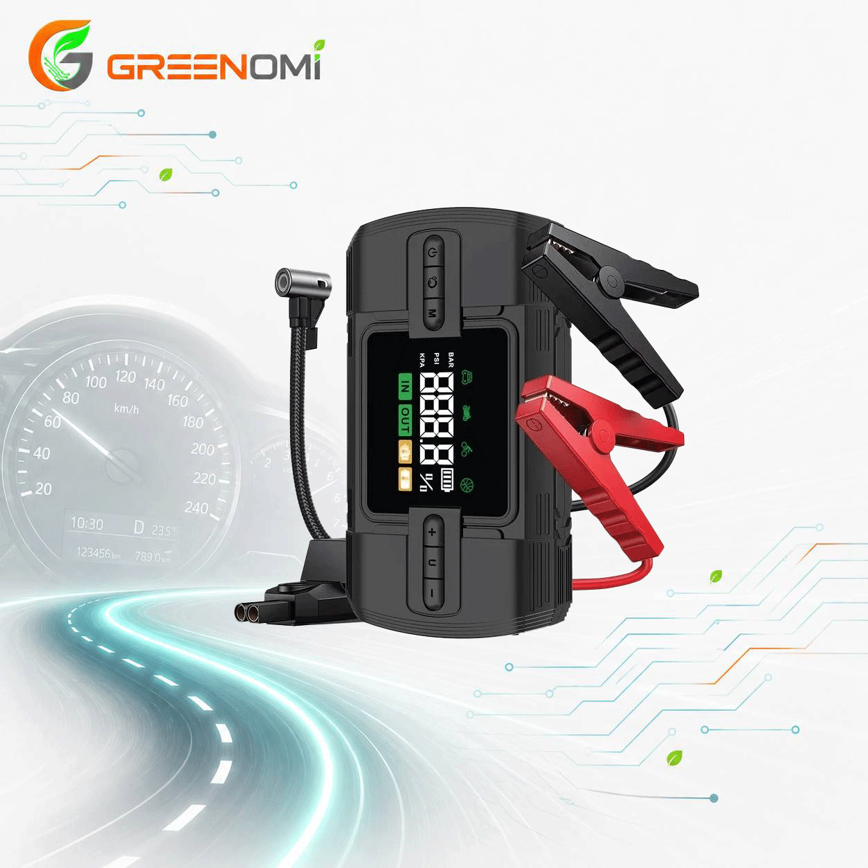 جامپاستارتر 12k گرین لاین مدل Green lion