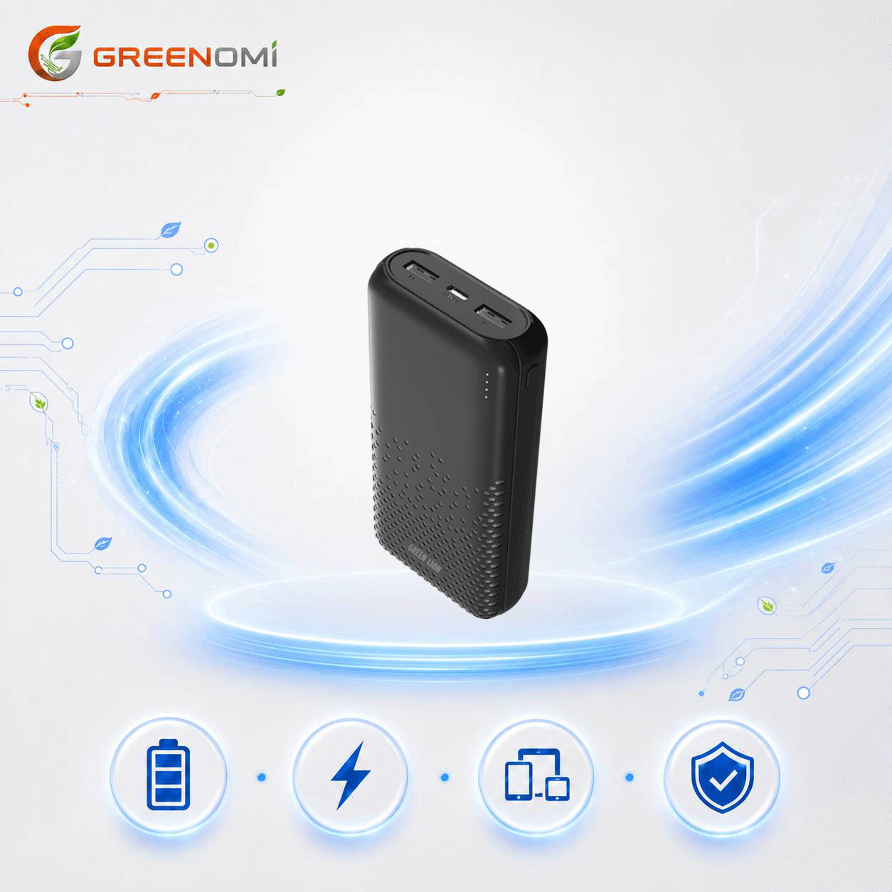 پاوربانک  20k گرین لاین مدل Green lion ROME FAST