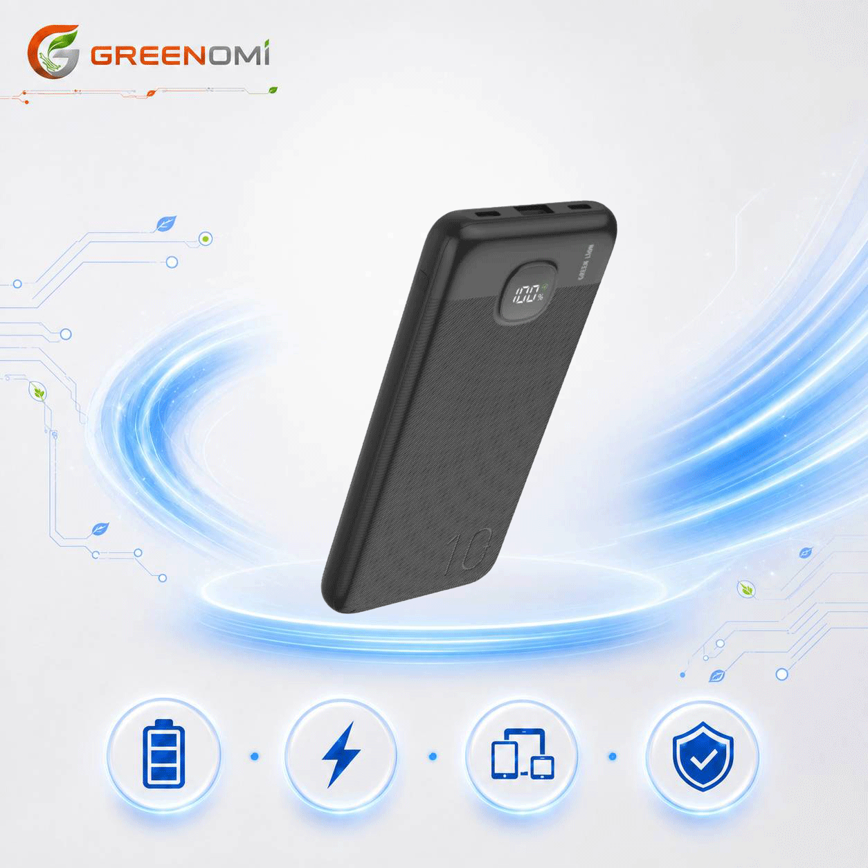 پاوربانک 10k گرین لاین مدل Green lion ULTRA COMPACT