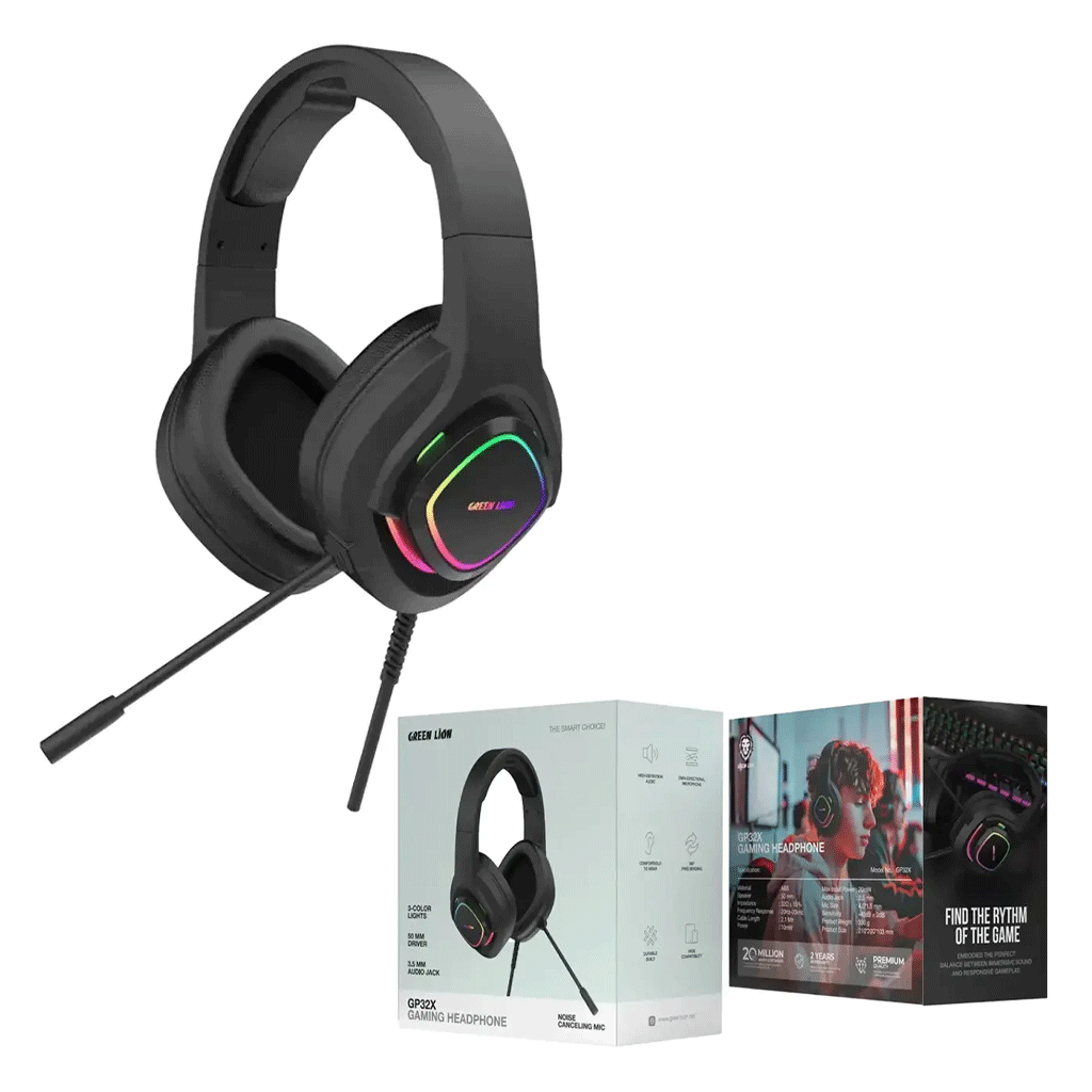 هدفون بلوتوثی گرین لاین مدل Green lion GP32X GAMING