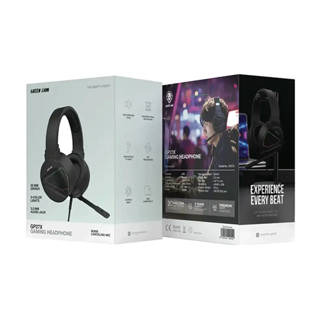 هدفون بلوتوثی گرین لاین مدل Green lion GP27X GAMING