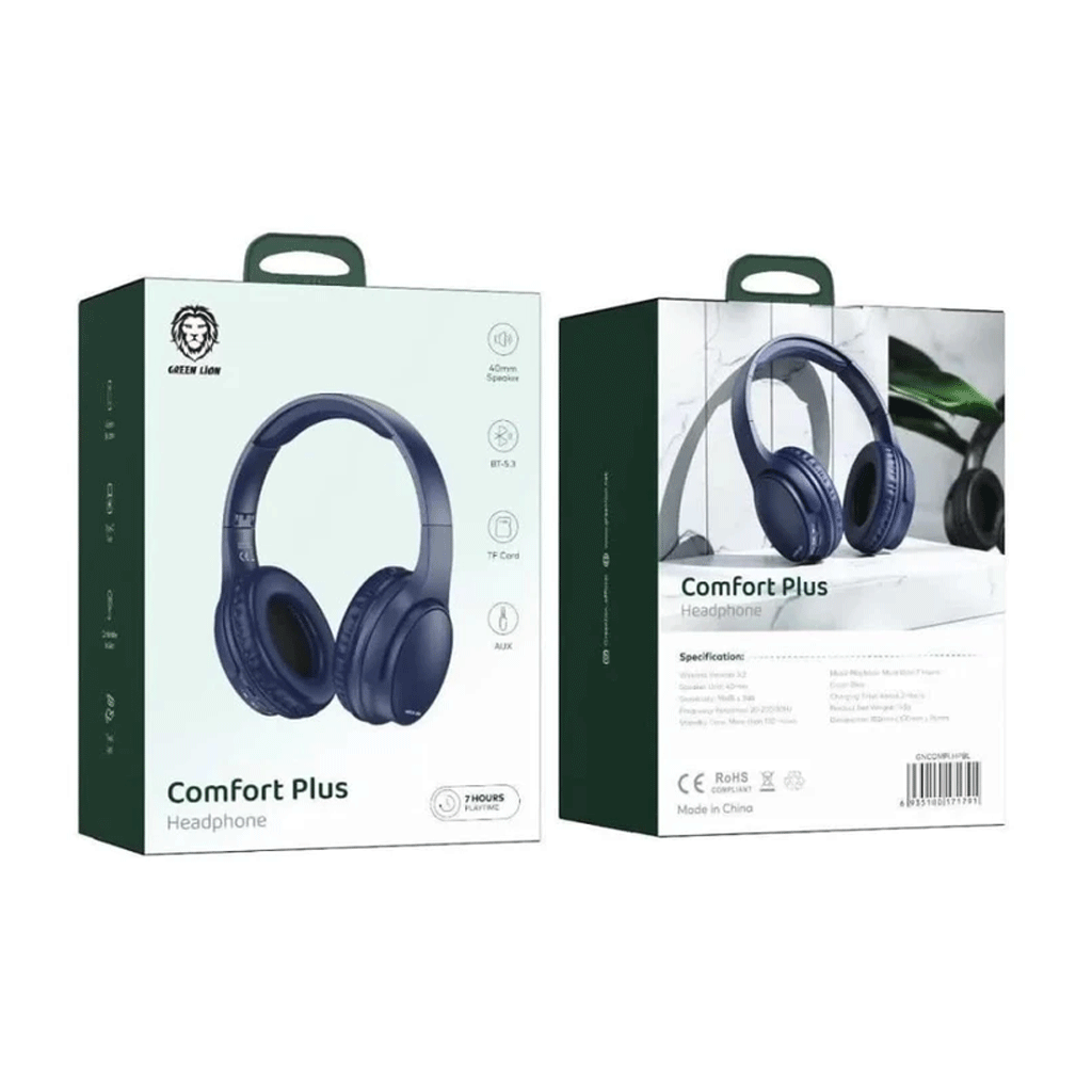 هدفون بلوتوثی گرین لاین مدل Green lion COMFORT PLUS