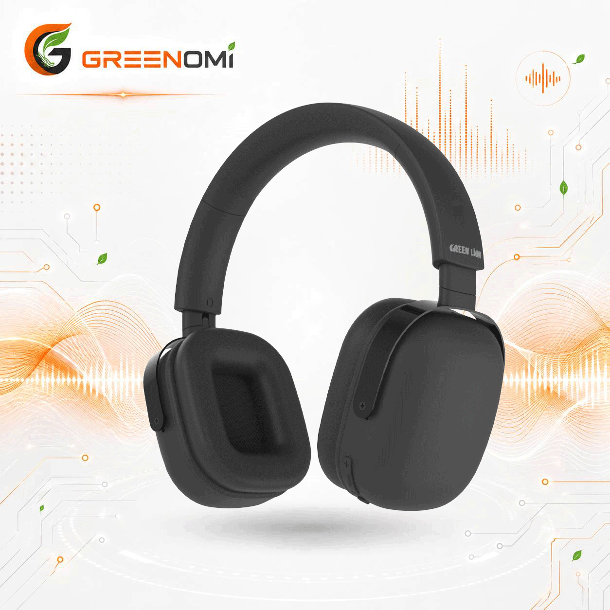 هدفون بلوتوثی گرین لاین مدل Green lion ECHO ANC ZERO NOISE