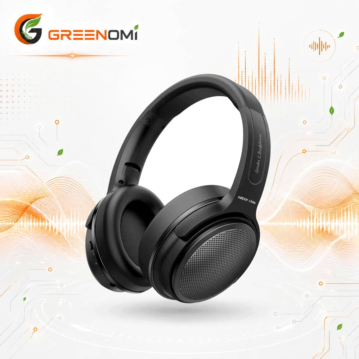 هدفون بلوتوثی گرین لاین مدل Green lion SOUND FLEX 2IN1