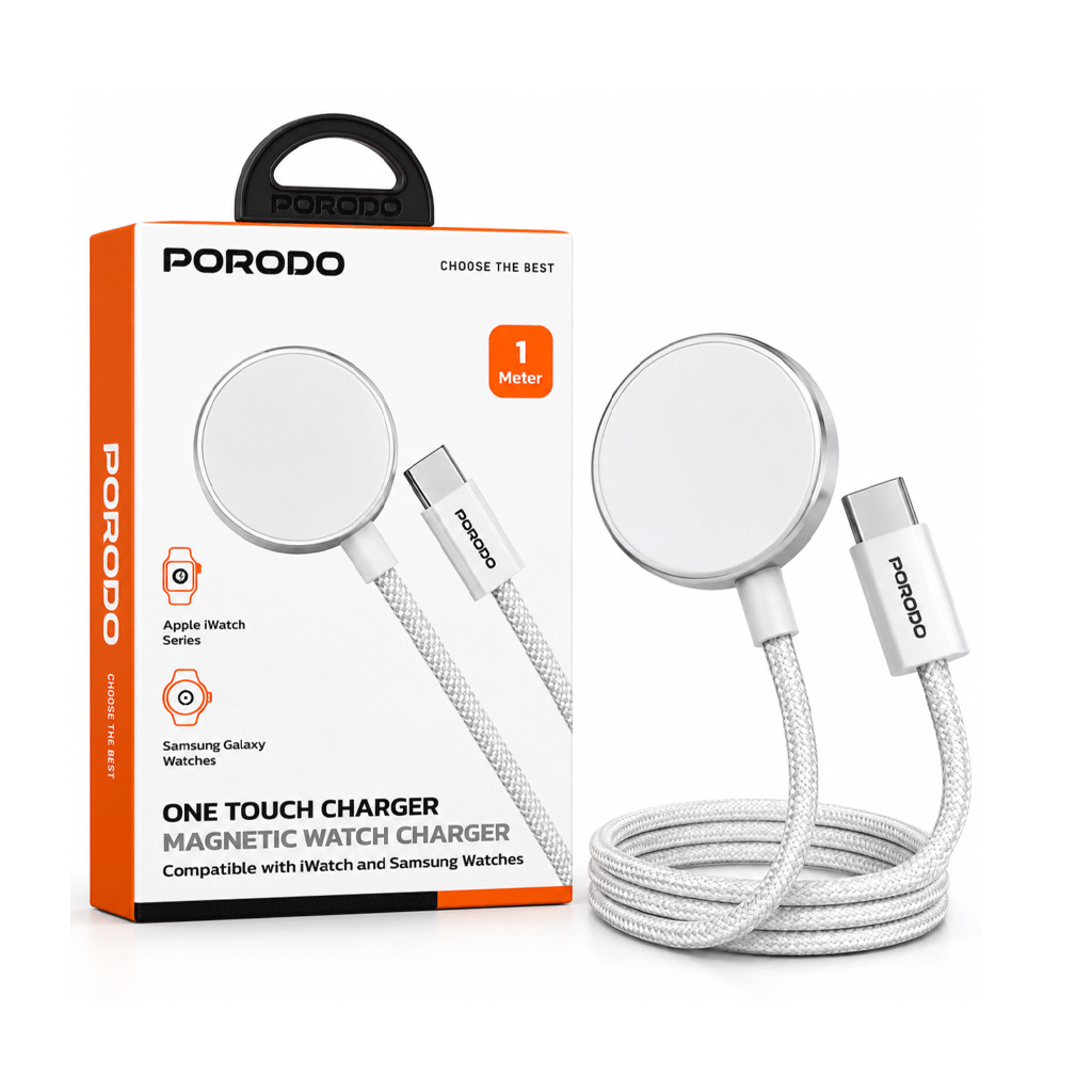 شارژر ساعت هوشمند پرودو مدل Porodo PDCBL0042WH