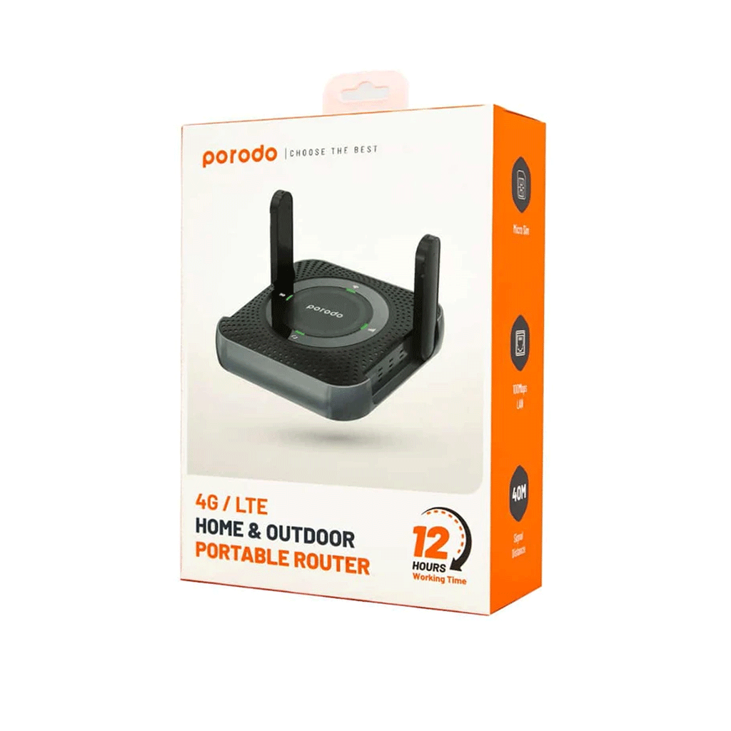 مودم همراه پرودو مدل PORODO PORTABLE ROUTER 4G