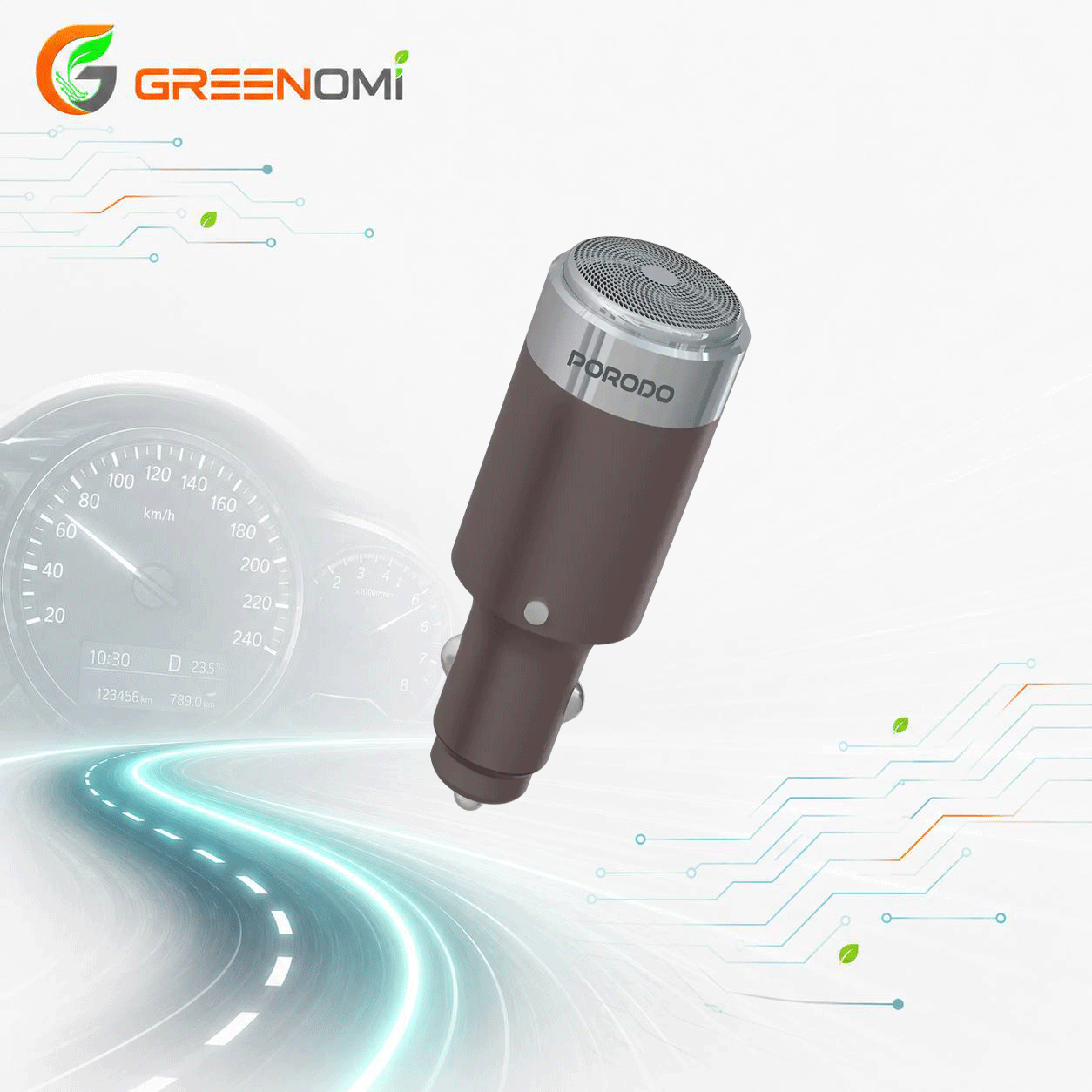 شارژر فندکی پرودو مدل Porodo PDCCR30BR