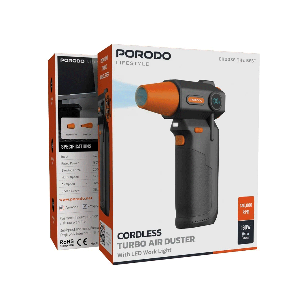 دمنده پرودو مدل PORODO CORDLESS TURBO