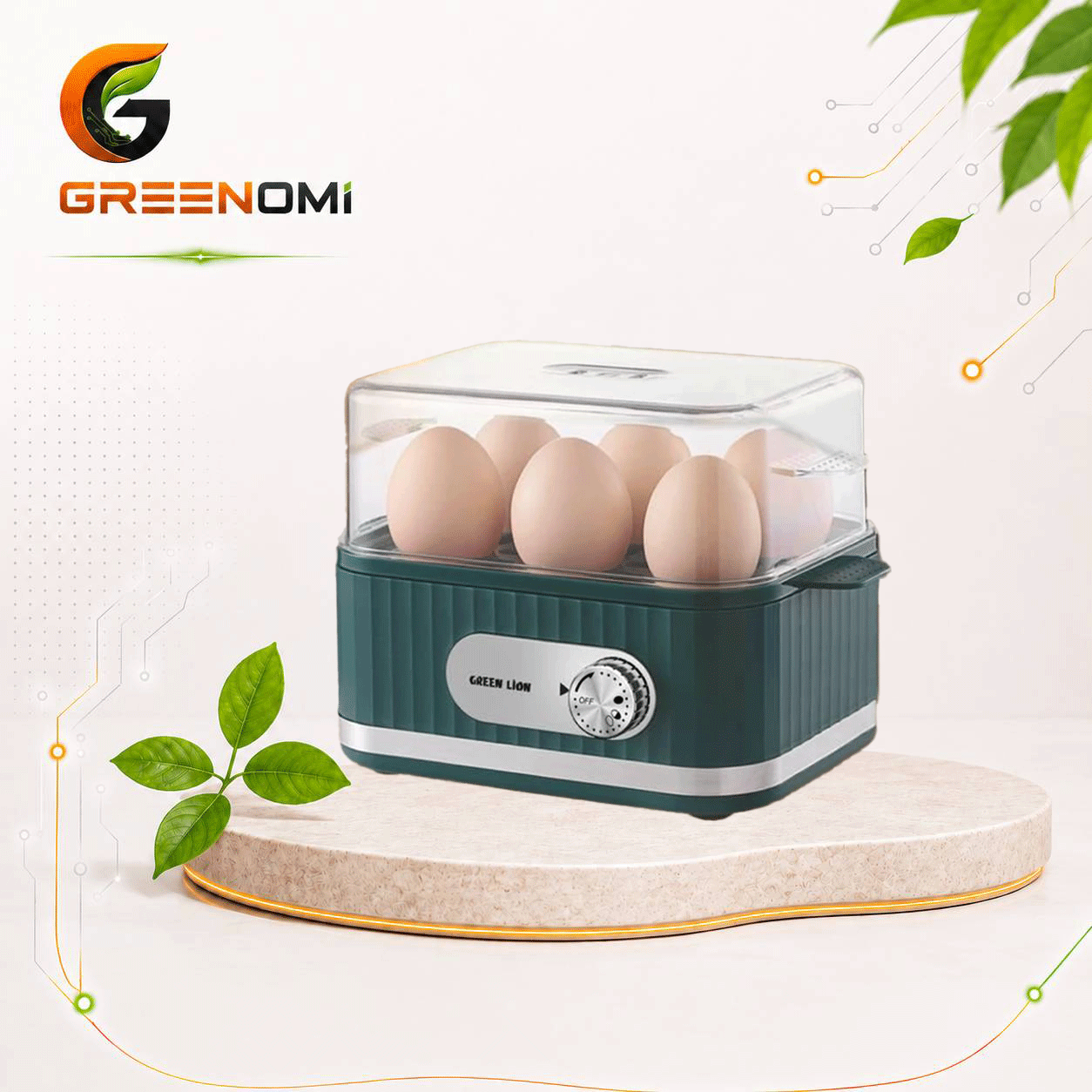 تخم‌مرغ‌آب‌کن هوشمند گرین‌لاین Smart Egg | گجت آشپزخانه | گرینومی