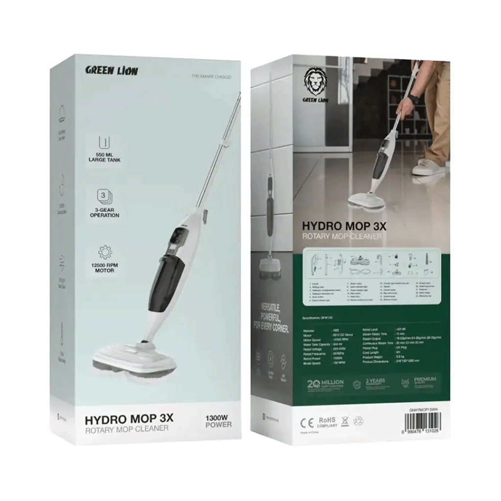 تی بخارشوی گرین لاین مدل Green lion HYDRO MOP 3X