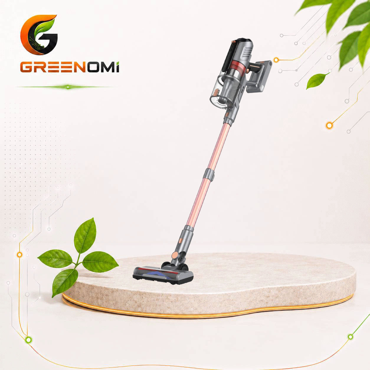 جارو شارژی گرین لاین مدل Green lion FORCE PRO CORDLESS