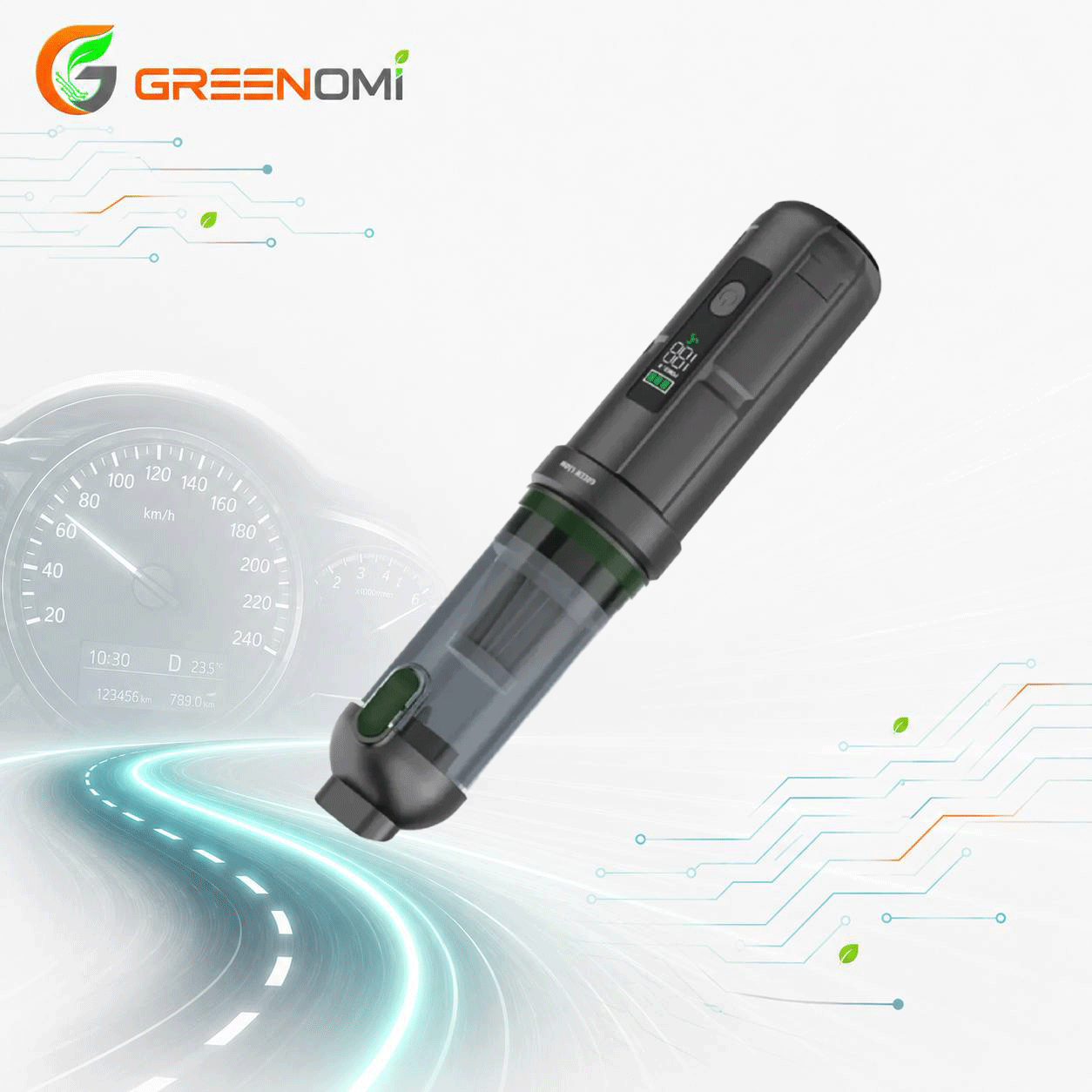 جارو شارژی خودرو گرین لاین Green Lion GLV-15 GNGLV15VC