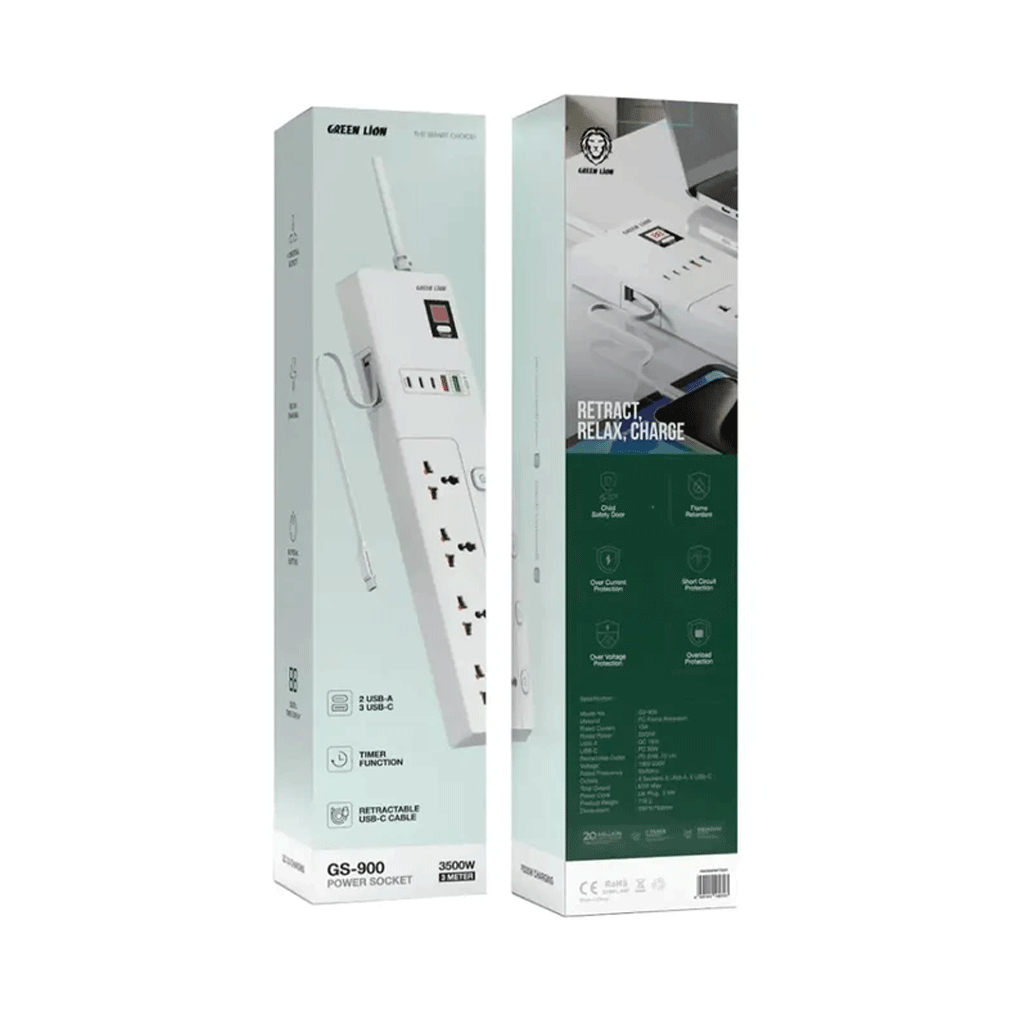 چند راهی برق گرین لاین مدل Green lion GS900