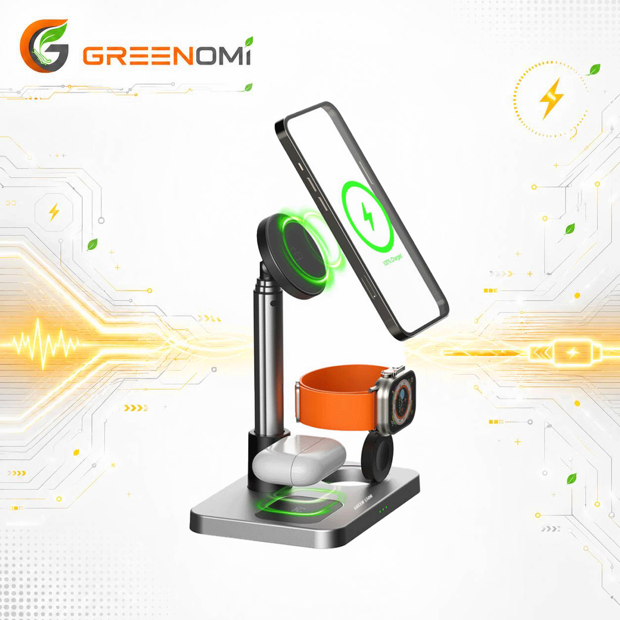 استند وایرلس تلسکوپی گرین لاین مدل Green lion TELESCOPIC