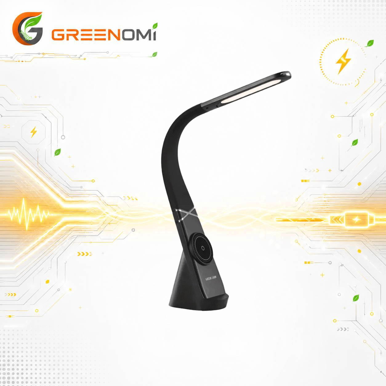 چراغ مطالعه رومیزی شارژر مگ سیف گرین لاین مدل Green lion MAG LED DESK LAMP