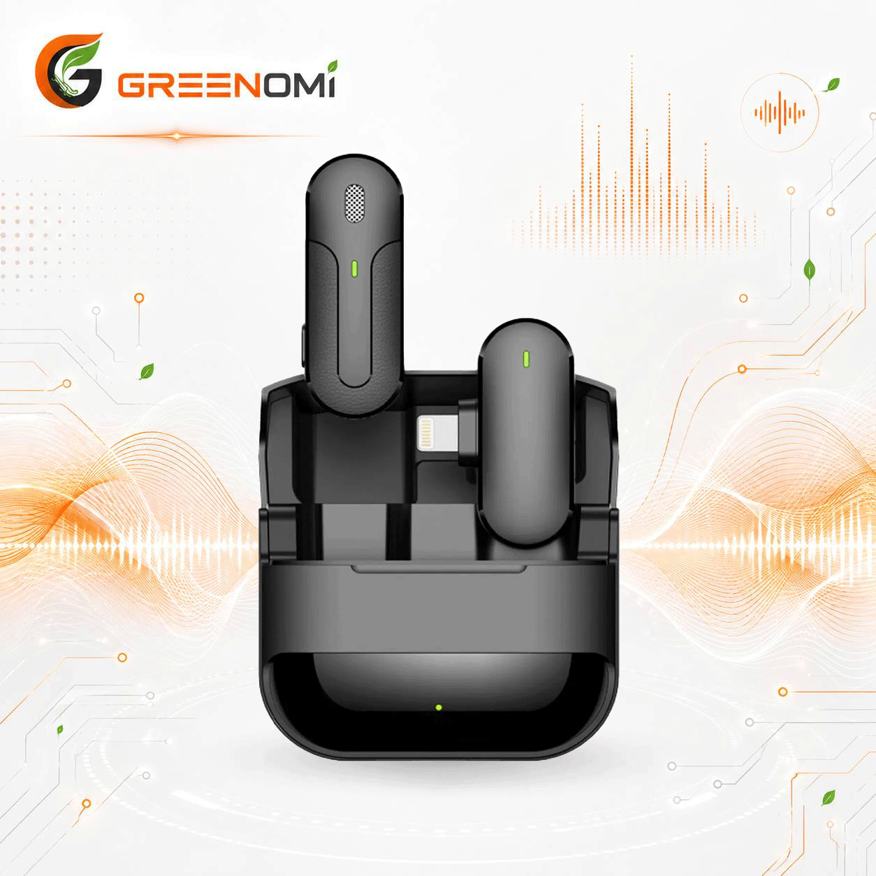 میکروفون یقه ای لایتنینگ گرین لاین مدل Green lion  24H/i