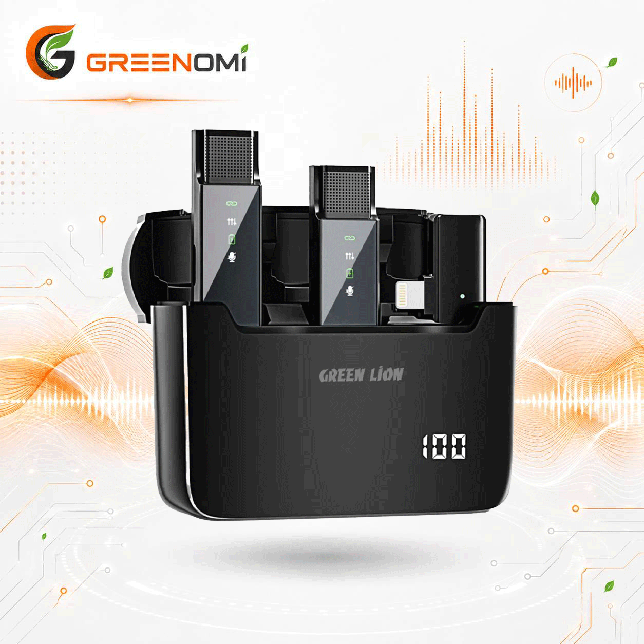 میکروفون یقه ای گرین لاین مدل Green lion ADAPTIVE 4 IN 1