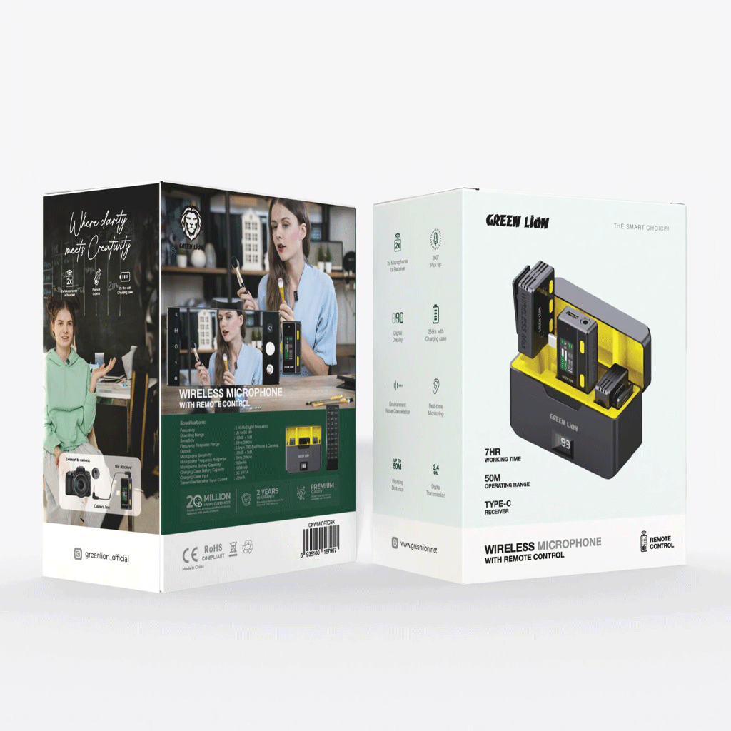 میکروفون یقه ای گرین لاین مدل Green lion WIRELESS REMOTE CONTROL
