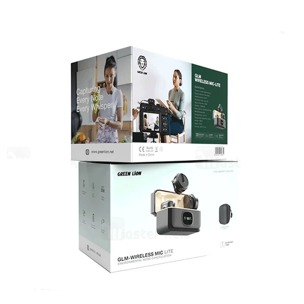 میکروفون یقه ای گرین لاین مدل Green lion GLM LITE WIRELESS