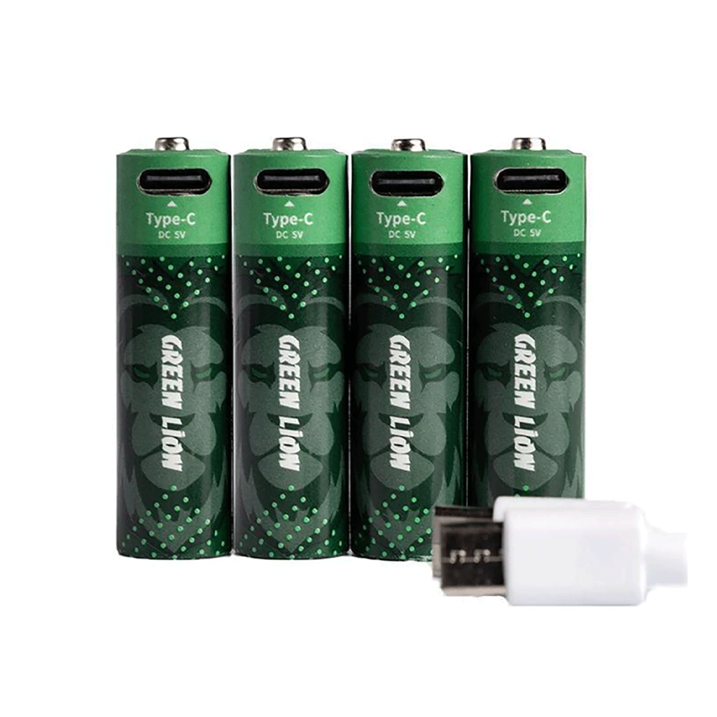 باتری قلمی چهار عددی شارژی گرین لاین Green Lion BATTERY AA